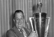 Huấn luyện viên Liverpool Bob Paisley