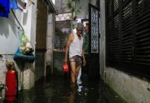 Nằm mơ thấy nước tràn vào nhà rồi rút đi