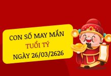 con số may mắn ngày 26/03/2026 tuổi Tý